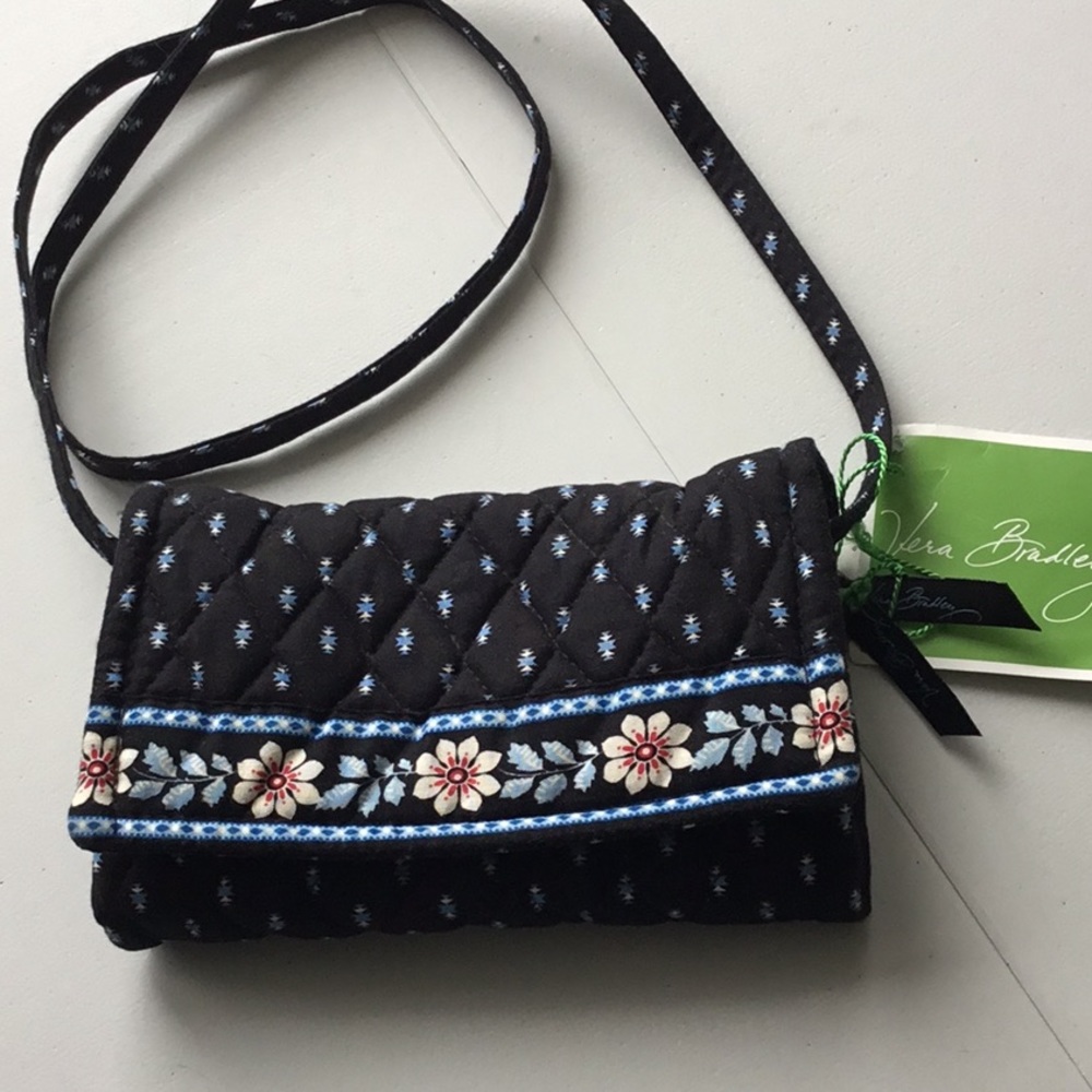 Vera Bradley wallet with strap